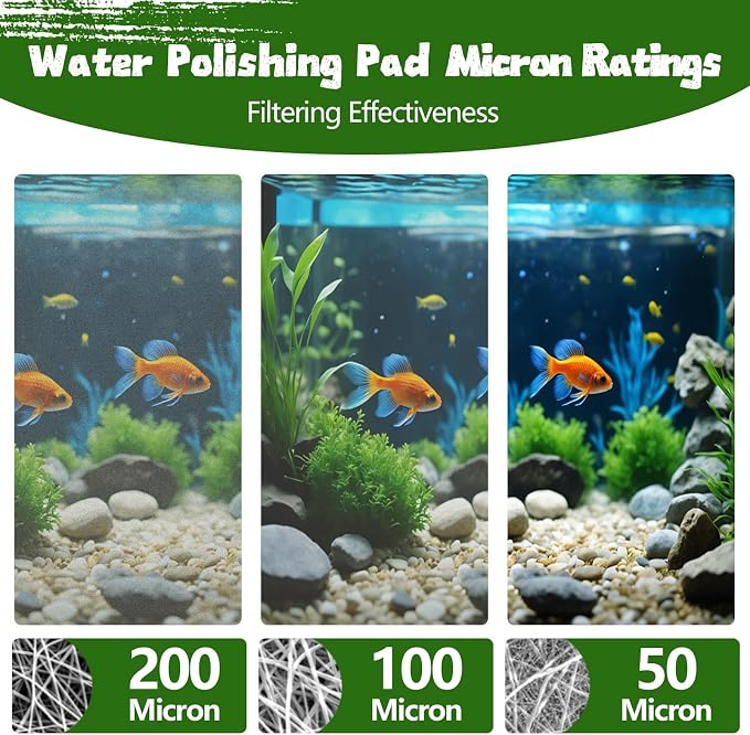 Aquarium Polishing Filter Pad-Ultra Fine 50 Micron Filter Floss - Image 6