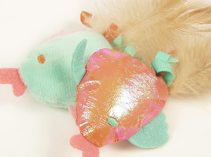 SmartyKat Silly Swimmers Crinkle Plush Catnip Cat Toys - Image 3
