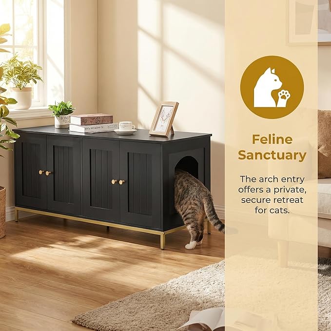 Homhedy Cat Litter Box Enclosure - Image 2