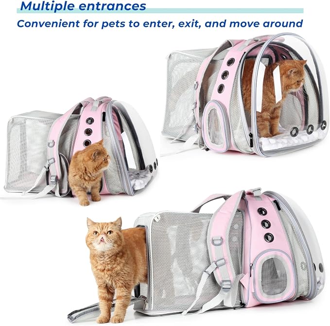 Lollimeow Expandable Cat Backpack Carrier - Image 4