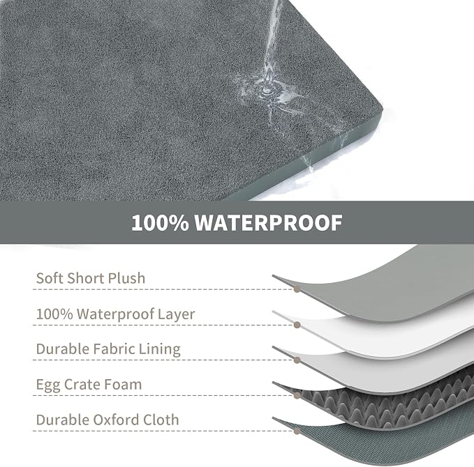 Orthopedic Dog Bed for Extra Large Dogs, XL Comfort Pet Mat for Large Sized Dog - Image 6