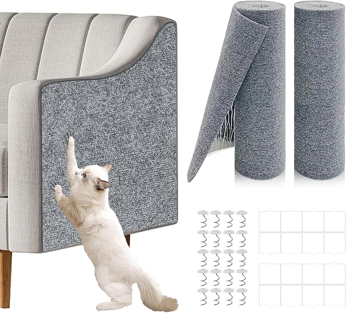 2 Pcs Total 78.8"x15.8" Cat Scratch Mat, Cat Scratch Couch Furniture Protector by Unknown