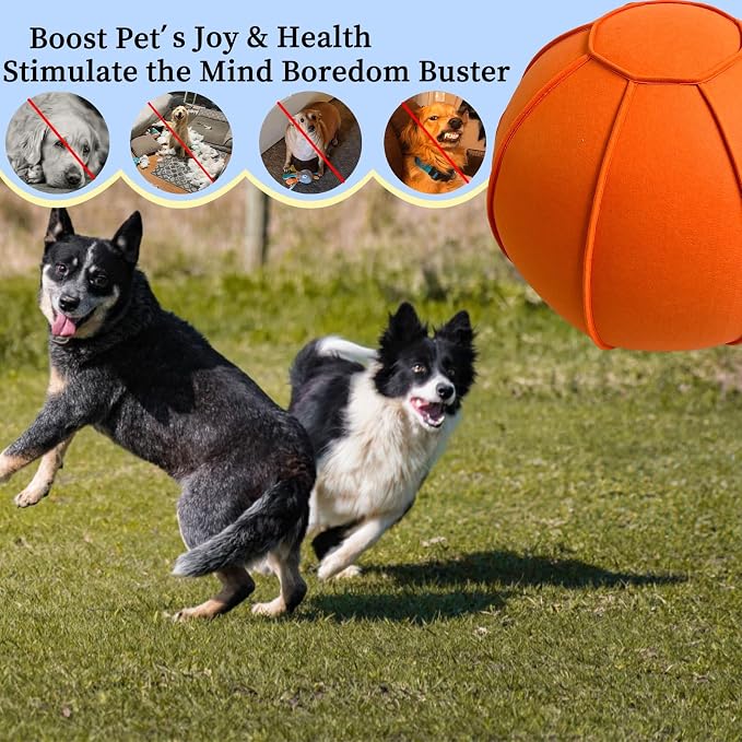 Herding Ball for Dogs, Dual Layered Herding Dog Ball Set for Australian Shepherd - Image 2