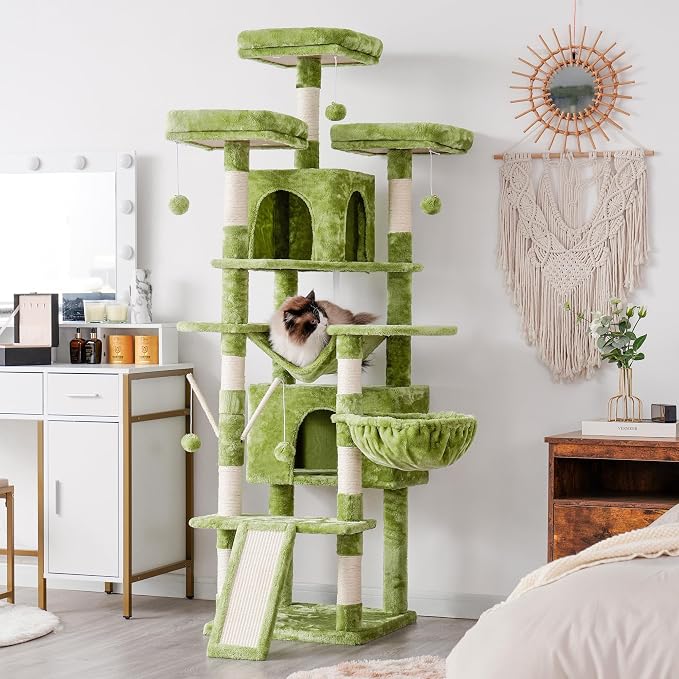Hey-brother Cat Tree, 71 inches XL Large Cat Tower - Image 2