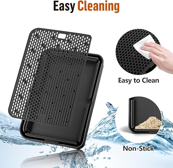 Large Cat Litter Box Step Mat, 16.5"x11.2" Cat Ramp Stairs, Cat Litter Catcher - Image 5