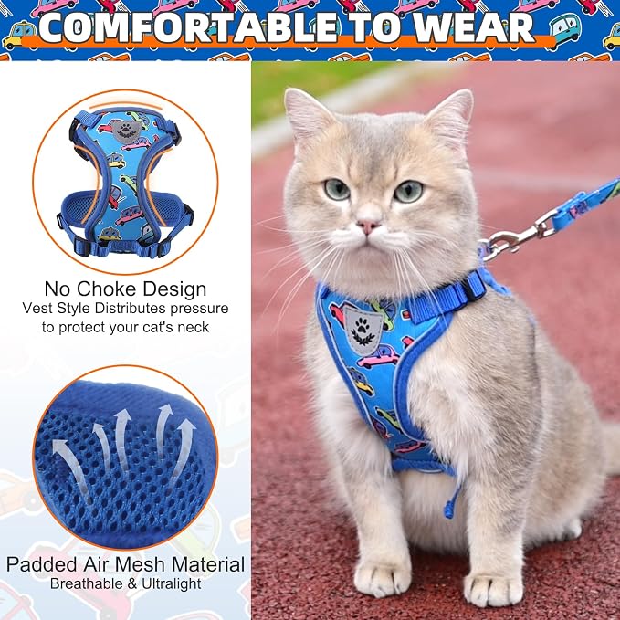 KOOLTAIL Cat Harness and Leash Set, Escape Proof - Image 5