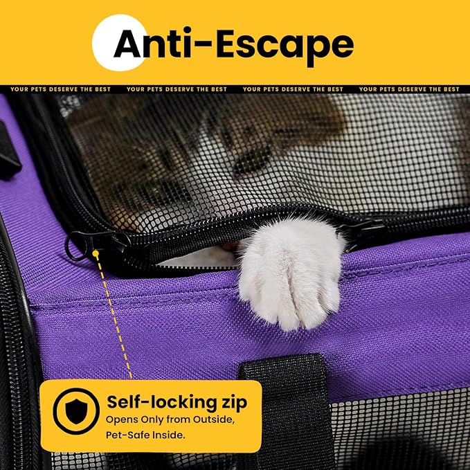 Cat Carrier Bag, Soft-Sided Pet Carriers - Image 6