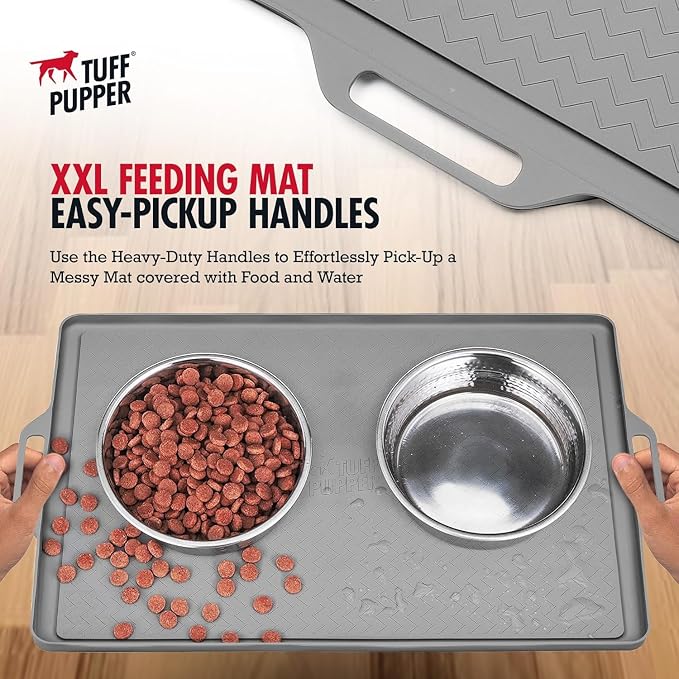 Tuff Pupper 18x12 Small Dog Feeding Mat - Image 4