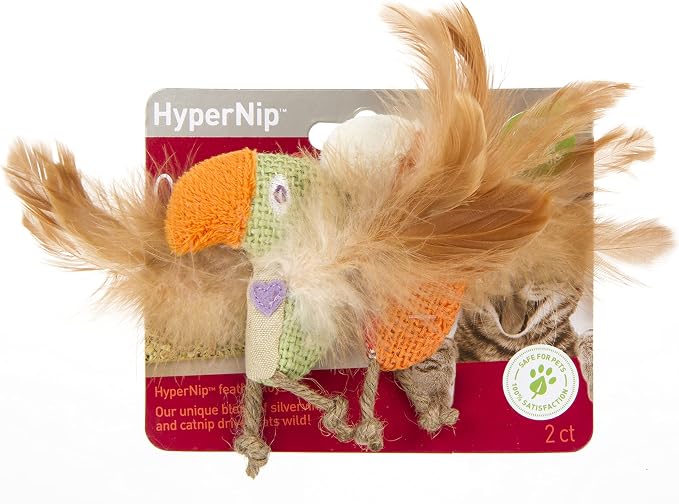 Petlinks HappyNip Love Birds Cat Toys, Contains Silvervine & Catnip - Image 6