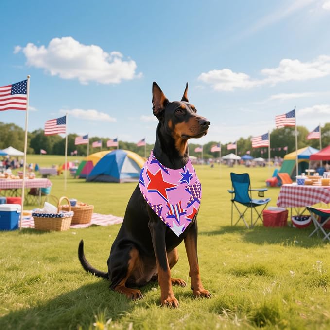 30 Pack Independence Day Dog Bandanas Bulk - Image 6