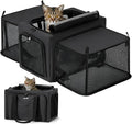 Pecute Cat Carrier Expandable, Stable Pet Carrier by pecute