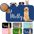 Personalized Dog Cat Mat with Name Photo Custom Placemat Feeding Mats by MYESCUSTOM