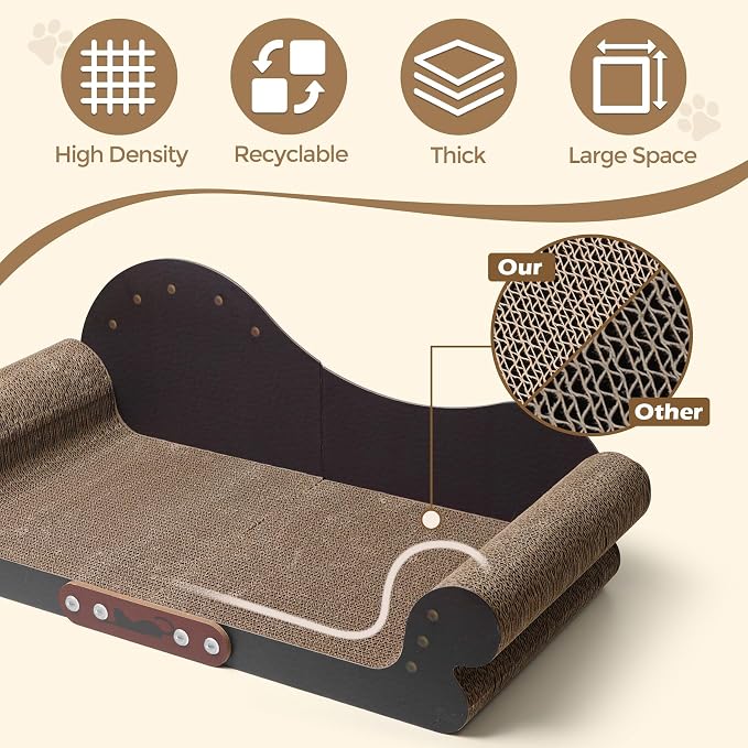 ComSaf Large Cat Scratcher Bed - Image 4