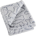 Bone Dry Embossed Bone Print Pet Blanket by BoneDry