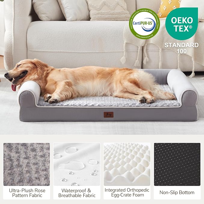 Large Dog Beds Large Sized Dogs 48x35x8 Inch, Orthopedic XXL XL Dog Bed - Image 4