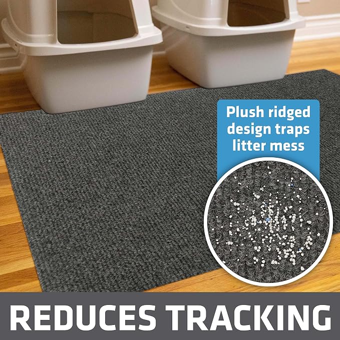 Drymate Cat Litter Box Mat, Litter Trapping Mat, Waterproof, Urine-Proof - Image 2