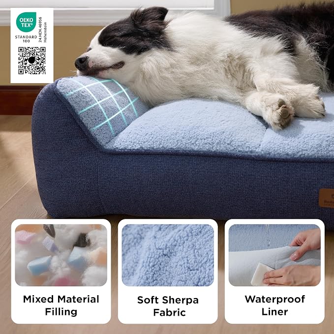 Bedsure SupportMax™ XL Orthopedic Dog Beds Large Sized Dog - Image 5
