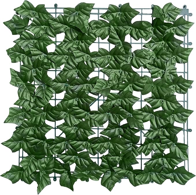 Artificial Ivy Privacy Fence Wall Screen, 48x120 in UV-Anti Faux Greenery - Image 7