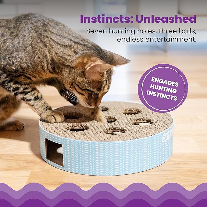Catstages Scratch N' Hunt Interactive Cat Puzzle Toy - Image 3