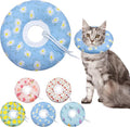 Cat Cone Collar Soft, Adjustable Cat Recovery Collars Kitten Cones to Stop by Seyezo