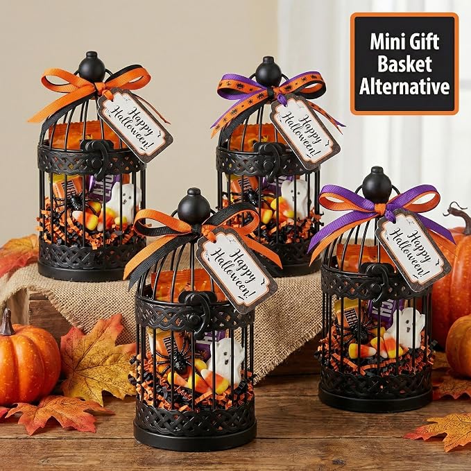 VELA LANTERNS 6" Birdcage Decor Candle Holder Lantern Decorative Table - Image 8