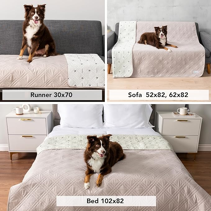 PetAmi Waterproof Dog Bed Cover, Reversible Furniture Protector - Image 4
