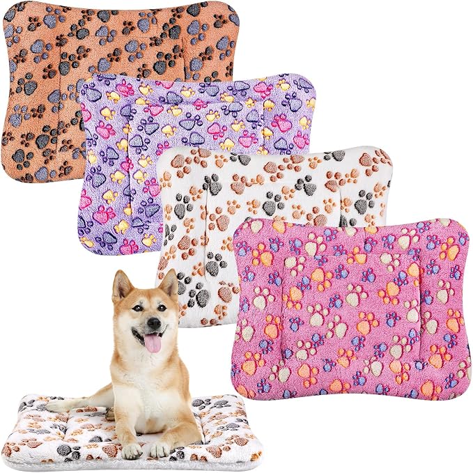 Tuanse 4 Pack Ultra Soft Dog Cat Bed Mat Small Animal Guinea Pig Bed by Tuanse