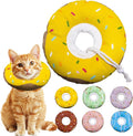 Cat Cone Collar Soft, Adjustable Cat Recovery Collar Kitten Cones to Stop by Seyezo