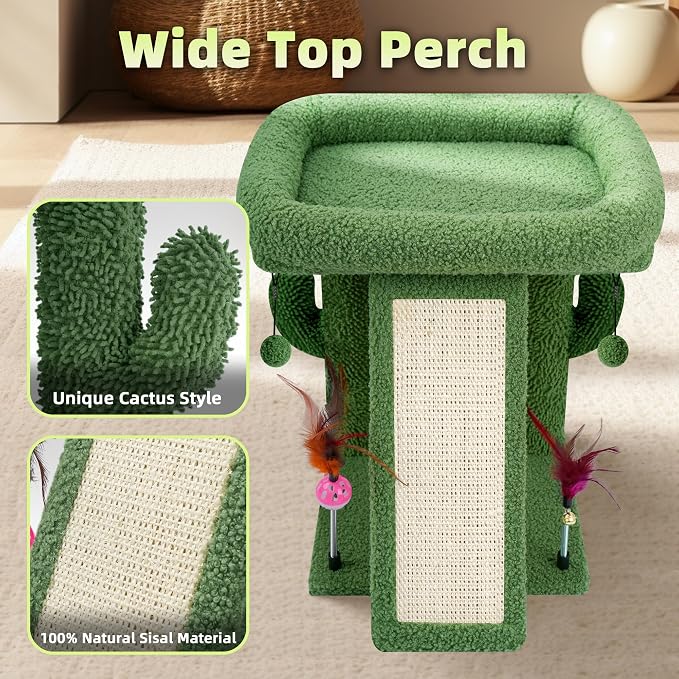 TWDEPART Cactus Cat Tree Tower - Image 6
