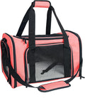 Soft Sided Carrier for Small Medium Cats Dogs, Removable Pad Collapsible Travel by NextFri
