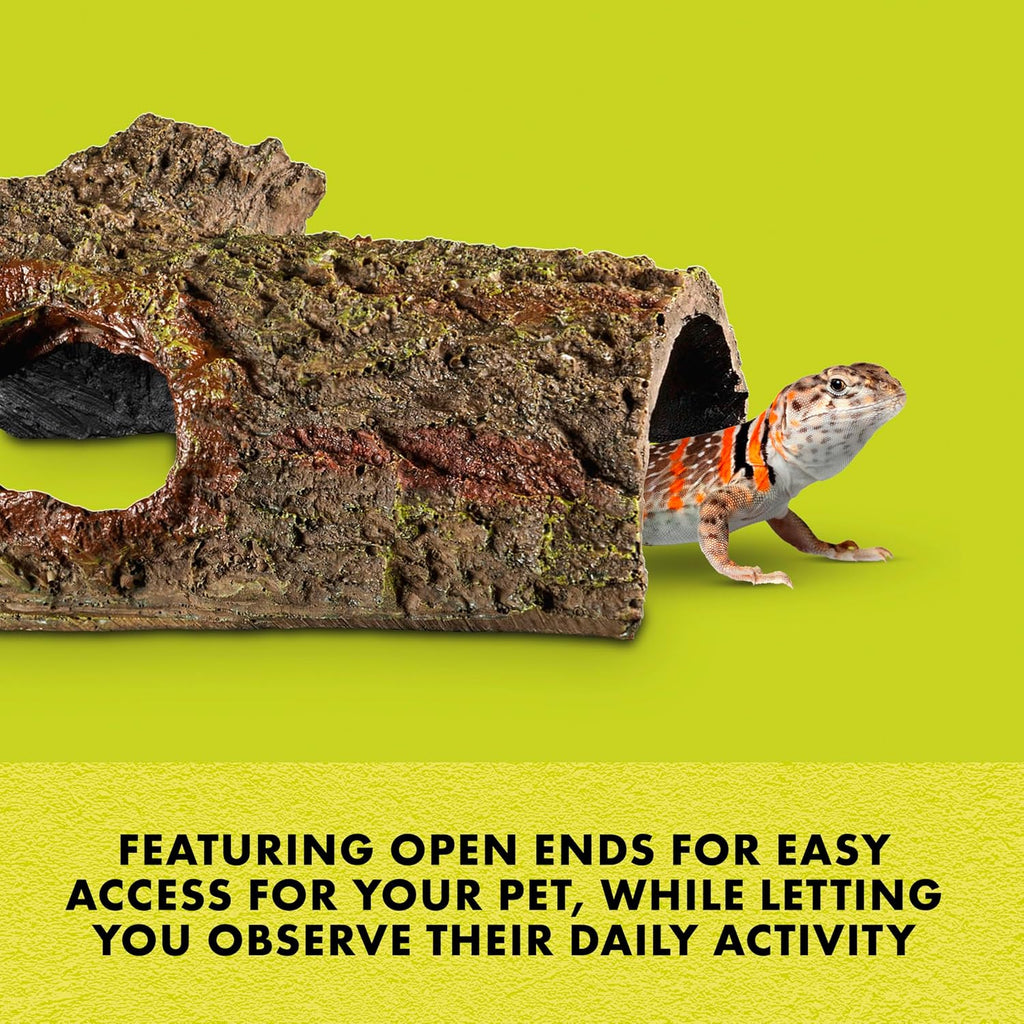 Zilla Pet Reptile Bark Bends, Medium Brown - GlobalHabitat Supply