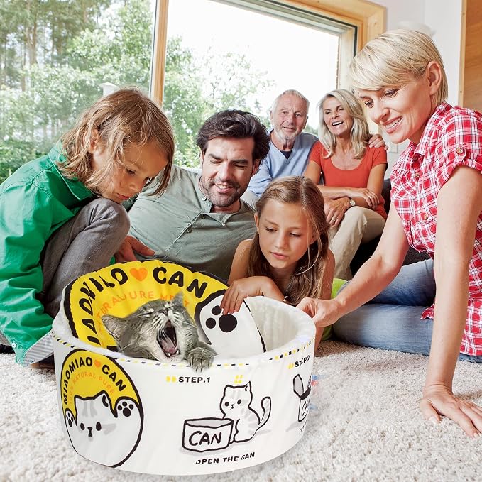 寵幸 Ramen Noodle Dog & Cat Bed, Keep Warm and Super Soft Creative Pet Nest - Image 7