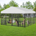ROOMTEC Large Dog Kennel Outdoor Pet Pens Dogs Run by ROOMTEC