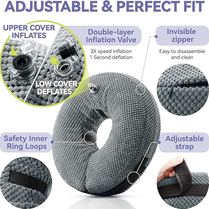 Soft Inflatable Dog Cone Collar Alternative After Surgery - Image 6