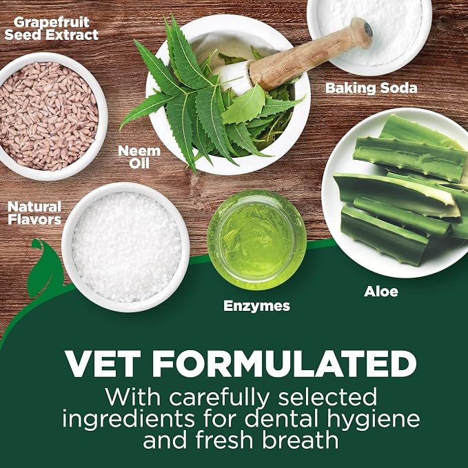 Vet's Best Dog Toothpaste & Dog Toothbrush, Dental Kit, Plaque Remover - Image 7