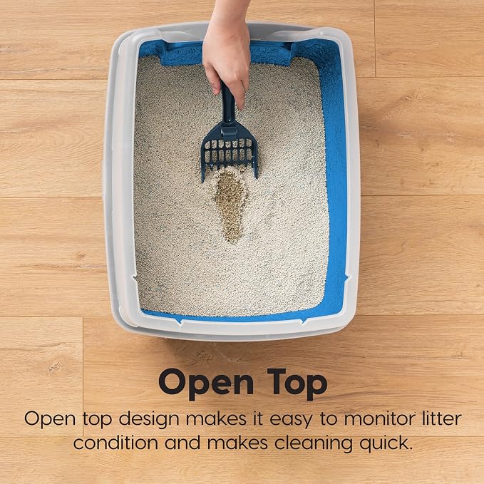 IRIS USA Large Cat Litter Box - Image 4