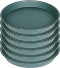 6 Pack of 10 inch Plant Saucer Bird Bath Bowl, Heavy Duty Plastic Plant Saucer by Bleuhome