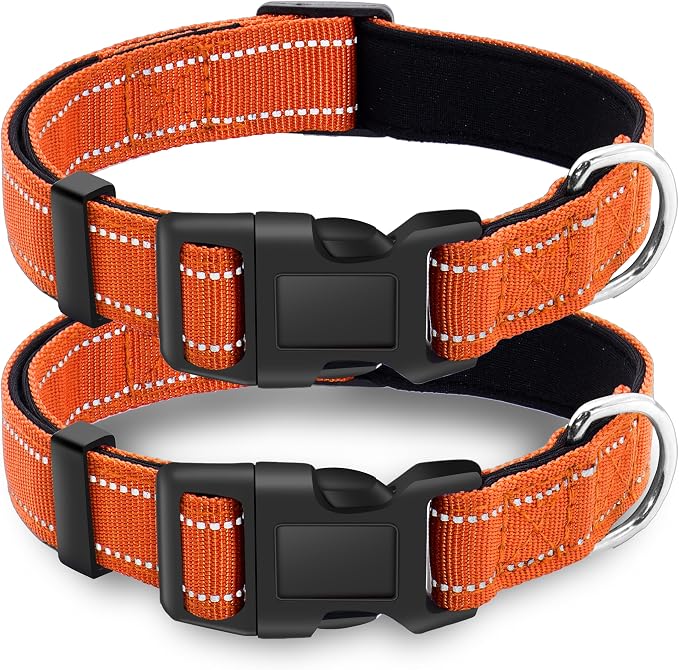 2 Pack Reflective Dog Collar by LIEVUIKEN