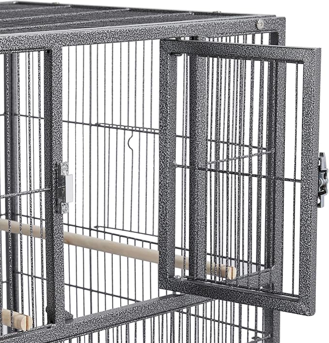 Yaheetech Stackable Bird Cage Divided Breeder Breeding Parakeet Bird Cage - Image 8