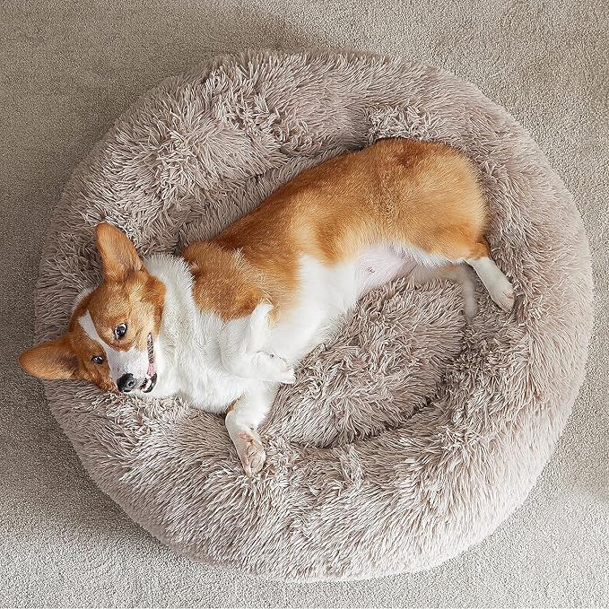 WNPETHOME Calming Dog Beds for Large Dogs, Anti-Anxiety Donut Large Pet Bed - Image 6