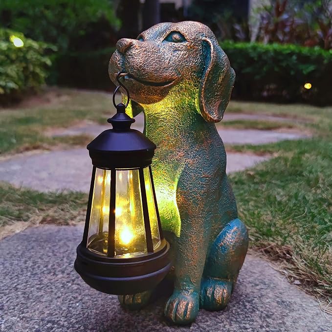 Dog Garden Statue Outdoor Décor by Unknown