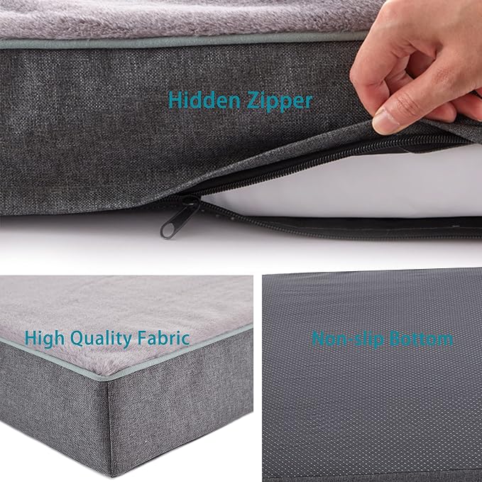 Orthopedic Memory Foam Dog Bed, Cooling Dog Beds - Image 3