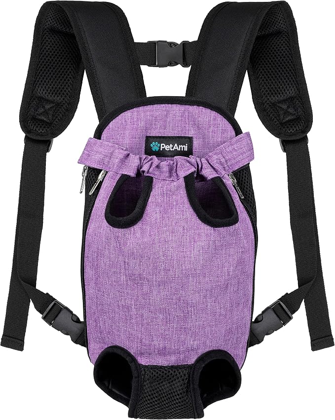 PetAmi Dog Carrier Backpack, Adjustable Pet Cat Front Carrier Backpack by PetAmi