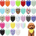 30 Pcs Polka Dot Dog Bandanas for Small Dogs Stitch Dog Bandana Bulk Reversible by Bestwishforyou