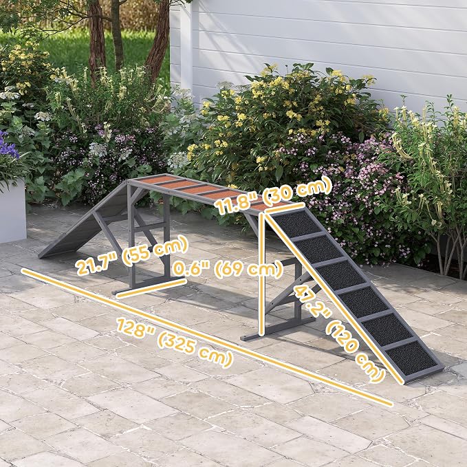 PawHut Wooden Dog Agility Equipment - Image 7