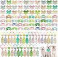 Reginary 100 Pieces Dog Bow Tie Collar Set Include 40 Dog Neckties, and 30 by Reginary