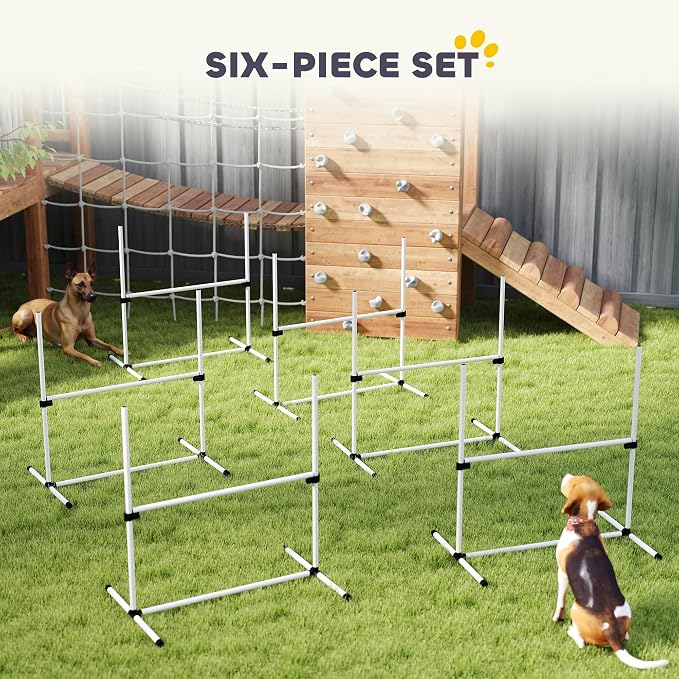PawHut 6 Piece Dog Agility Training Equipment - Image 5