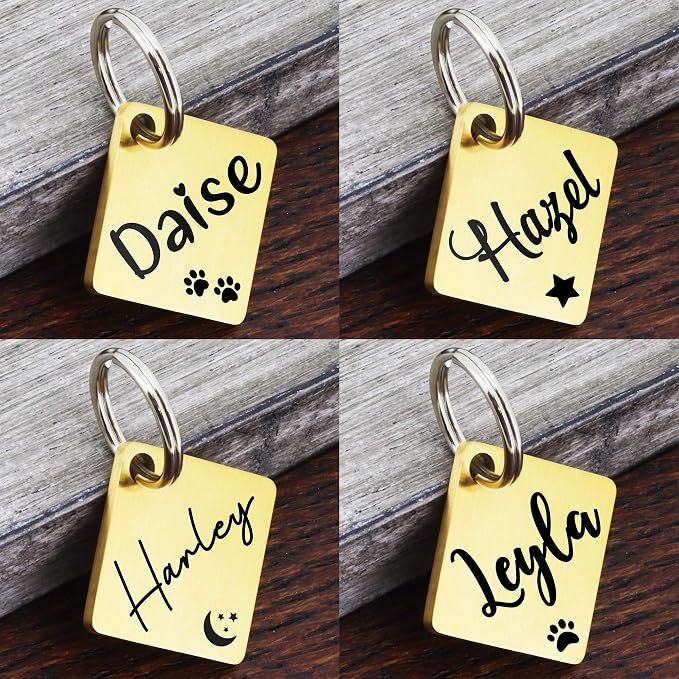 Ultra Joys Dog ID Tag, Custom Dog Tag Personalized Cat Tag, Pet ID Tag - Image 3