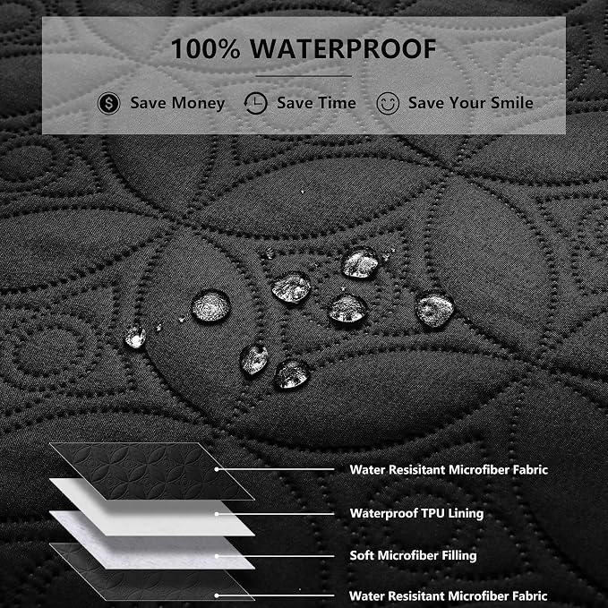Waterproof Dog Blanket, 82x102 inches Pet Couch Covers - Image 2
