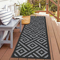 GENIMO Outdoor Rugs 2.5x8 Waterproof, Reversible Mats, Outdoor Area Rug by GENIMO